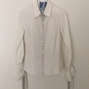 White cavalli shirt